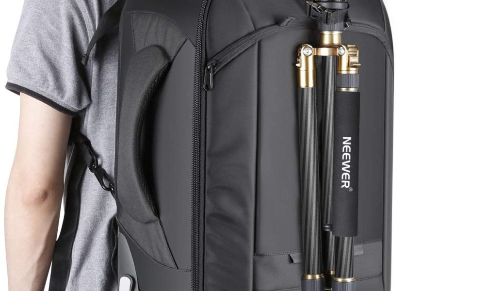 Neewer 2in1 Convertible Wheeled Camera Backpack IUIC Support