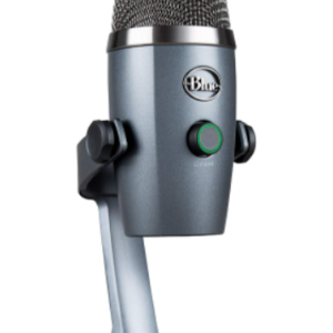 Blue Yeti Nano Premium USB Microphone for Recording, Streaming, Gaming, Podcasting on PC and Mac, Condenser Mic with Blue VO!CE Effects, Cardioid and Omni, No-Latency Monitoring - Shadow Grey